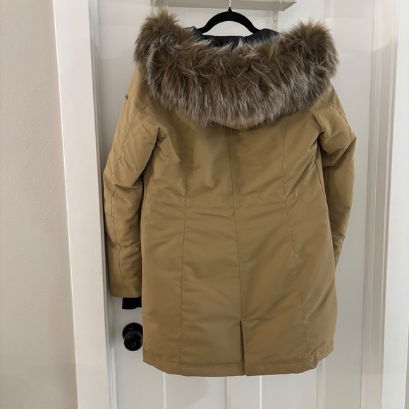 Columbia Women's Little Si™ II Insulated Parka winter coat w Faux Fur Hood Small - Picture 8 of 11